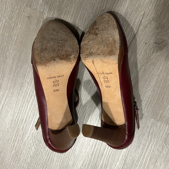Antonio Melani burgundy high heel Mary Jane’s - Picture 4 of 4